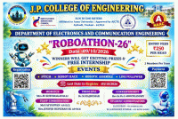 ROBOATHON-2026 Technical Robotics Fest  Poster